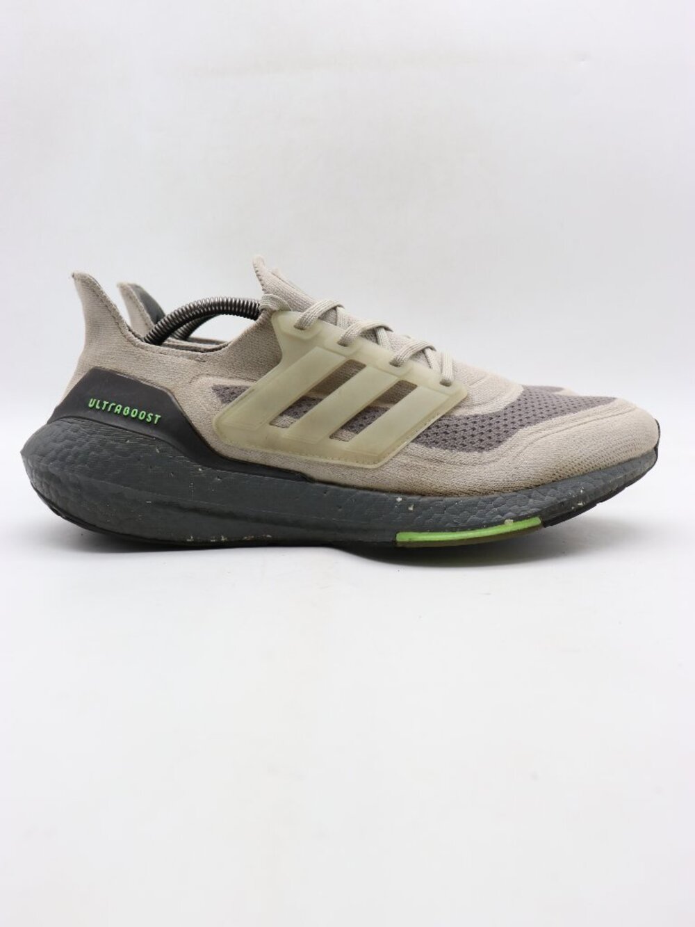 Adidas Ultra Boost 21 Sneakers Men's 11.5 Gray Primeknit Running Sneakers S23875